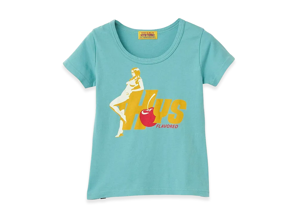 HYSTERIC GLAMOUR Women's HYS FLAVOR Baby Tee "Green"