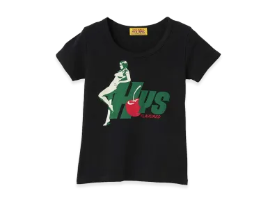 HYSTERIC GLAMOUR Women's HYS FLAVOR Baby Tee "Black"