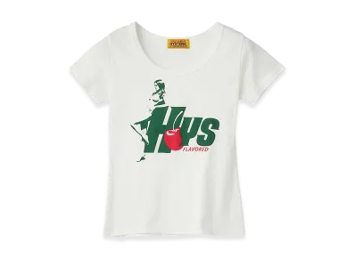 HYSTERIC GLAMOUR Women's HYS FLAVOR Baby Tee "White"