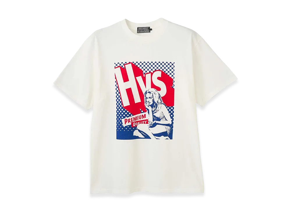 HYSTERIC GLAMOUR HYS SURF PREMIUM QUALITY S/S Tee "White"