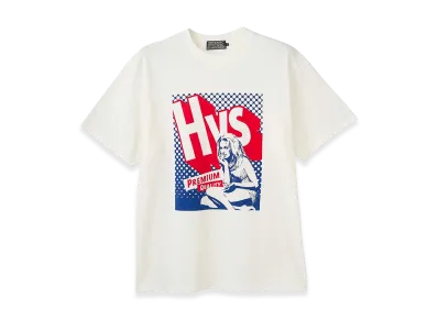 HYSTERIC GLAMOUR HYS SURF PREMIUM QUALITY S/S Tee "White"