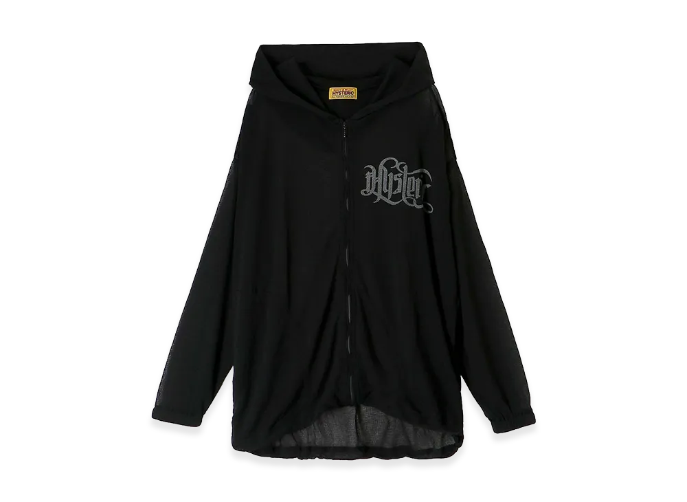 HYSTERIC GLAMOUR Women's Black Cat Woman Oversized Hoodie "Black"