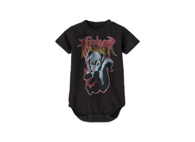 HYSTERIC GLAMOUR Kids HG Metal Skunk Romper "Black"
