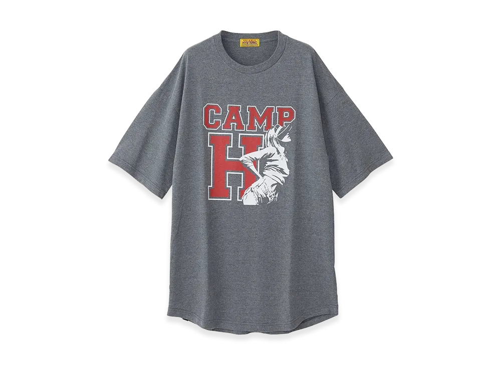 HYSTERIC GLAMOUR Women's Camp H Dress "Top Gray"