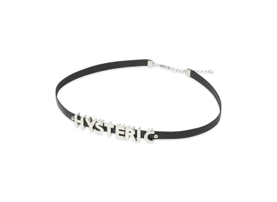 HYSTERIC GLAMOUR Women's Metal Symbol Logo Choker "Black"