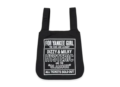 HYSTERIC GLAMOUR Women's Dizzy&Milky 2-Way Tote Bag "Black"