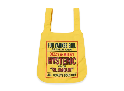 HYSTERIC GLAMOUR Women's Dizzy&Milky 2-Way Tote Bag "Yellow"