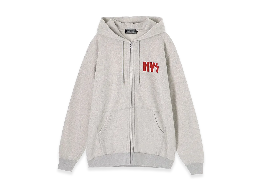 HYSTERIC GLAMOUR Speak No Evil Hoodie "Top Gray"