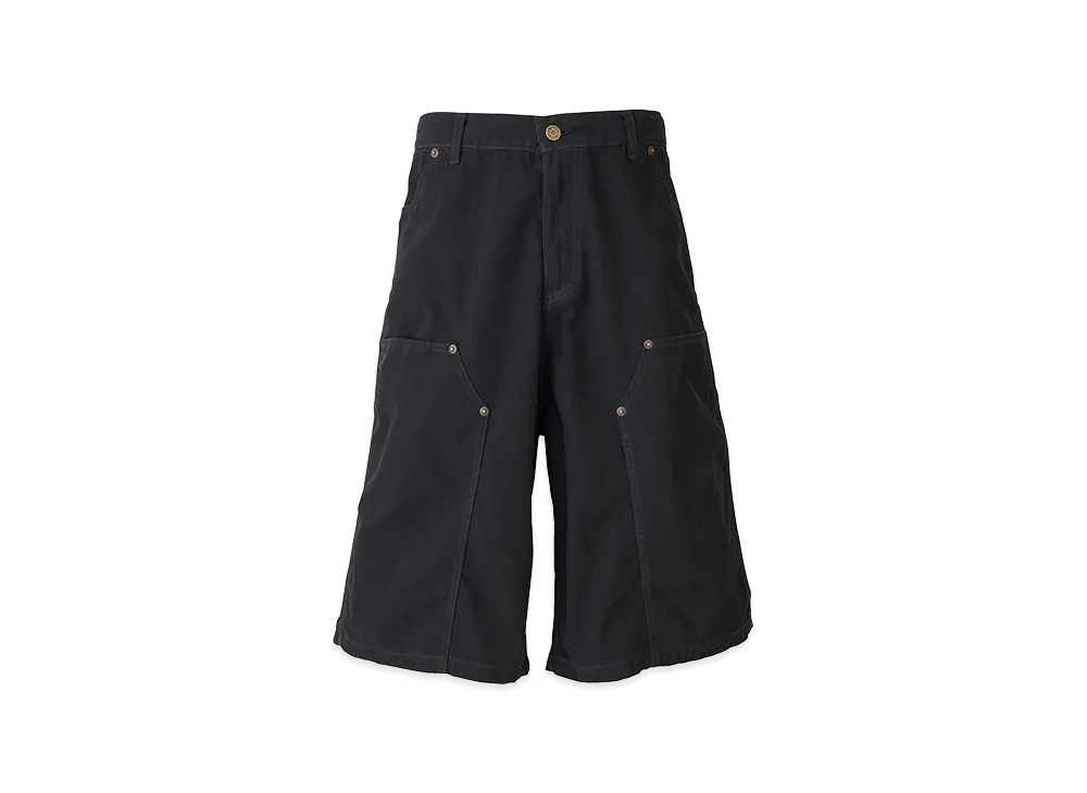 HYSTERIC GLAMOUR Hysteric Star Double Knee Shorts "Black"