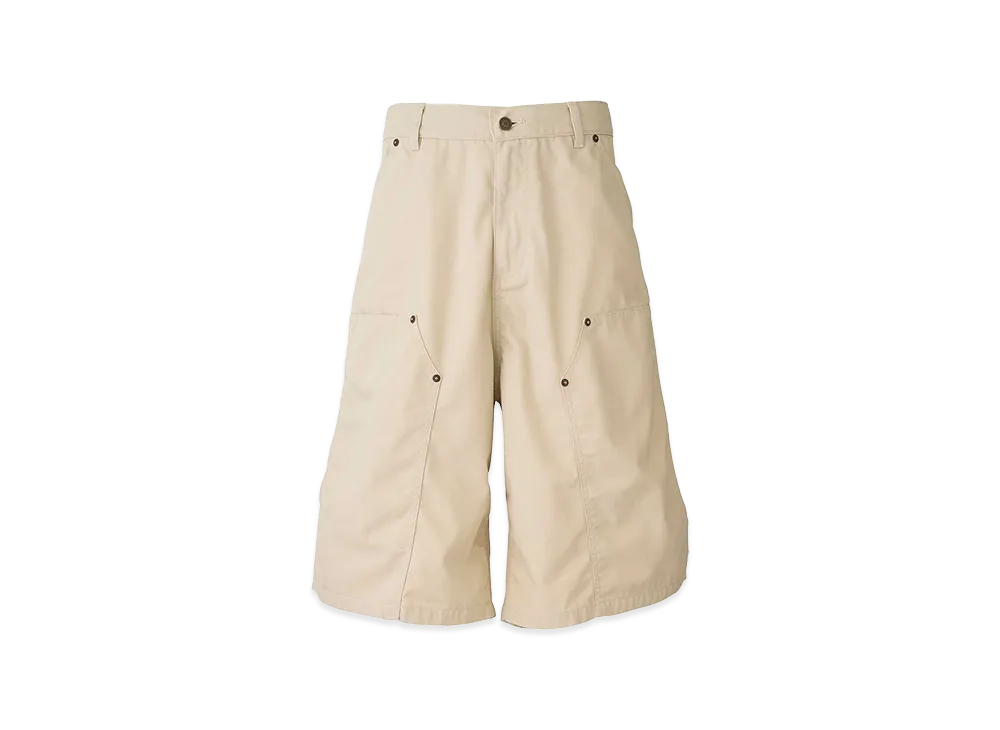 HYSTERIC GLAMOUR Hysteric Star Double Knee Shorts "Beige"