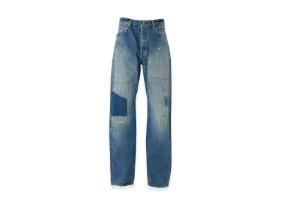 HYSTERIC GLAMOUR Sp Processed 60’S Xx Straight Denim Pants "Light Indigo Blue"