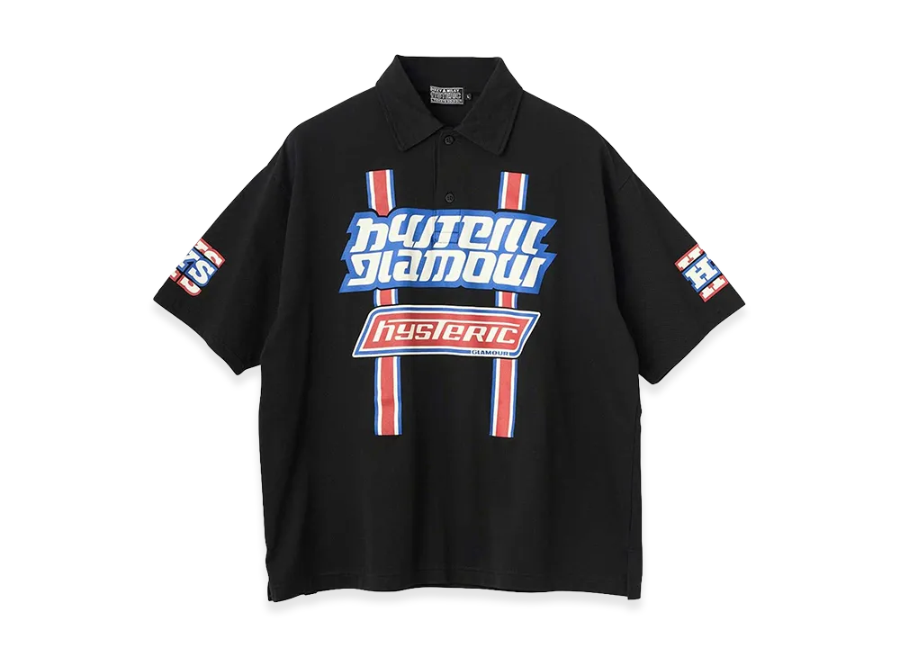 HYSTERIC GLAMOUR HG Pit Crew Shirt "Black"