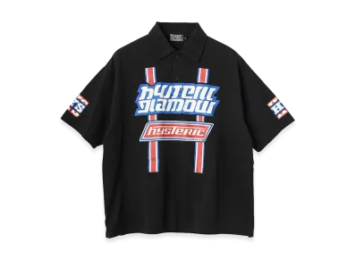 HYSTERIC GLAMOUR HG Pit Crew Shirt "Black"