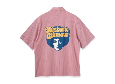 HYSTERIC GLAMOUR Afro Girl Engineer Shirt "Pink"