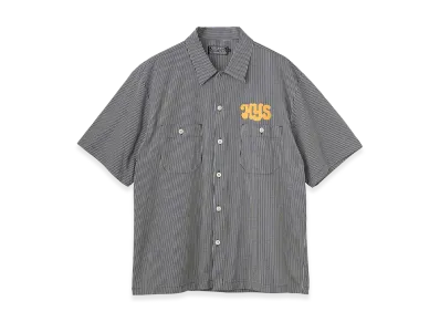 HYSTERIC GLAMOUR Afro Girl Engineer Shirt "Other Navy"