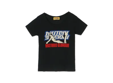 HYSTERIC GLAMOUR Women's Hysteric Box Baby Tee "Black"