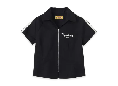 HYSTERIC GLAMOUR Women's Every Day Holiday Racing Shirt "Black"