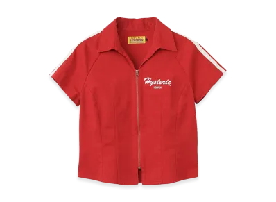 HYSTERIC GLAMOUR Women's Every Day Holiday Racing Shirt "Red"