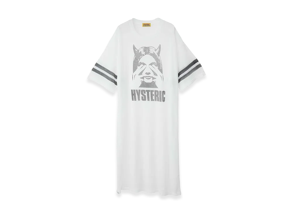 HYSTERIC GLAMOUR Women's See No Evil Dress "White"