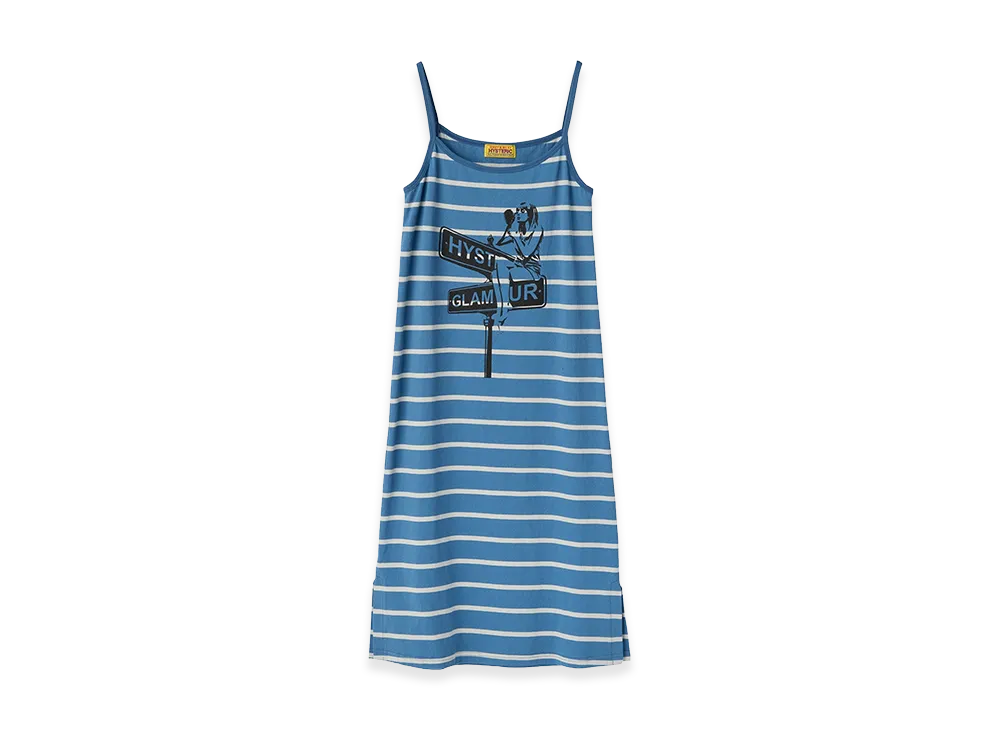 HYSTERIC GLAMOUR Women's HG Intersection Dress "Blue"