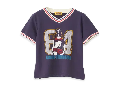 HYSTERIC GLAMOUR Women's 84 Sounds Tee "Other Navy"