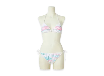 HYSTERIC GLAMOUR Women's Stephan Pattern Bikini "Other White"