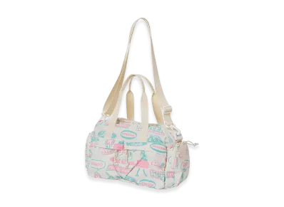 HYSTERIC GLAMOUR Women's Stephan Pattern Boston Bag "Other White"