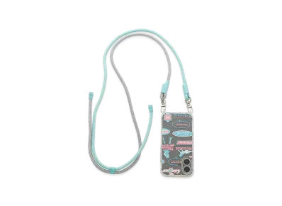 HYSTERIC GLAMOUR Women's Stephan Pattern Iphone Cover With Shoulder Strap "Other White"