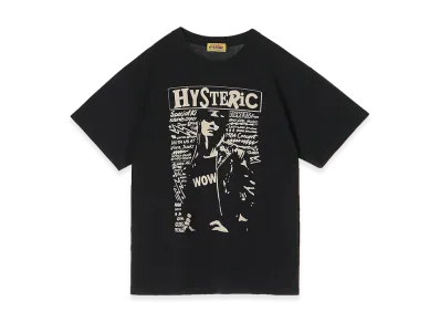 HYSTERIC GLAMOUR Women's Wow Girl Oversized Tee "Black"