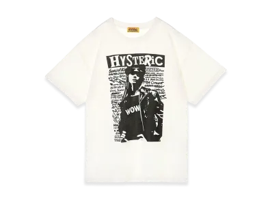 HYSTERIC GLAMOUR Women's Wow Girl Oversized Tee "White"