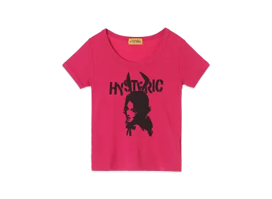 HYSTERIC GLAMOUR Women's Bunny Girl Baby Tee "Pink"