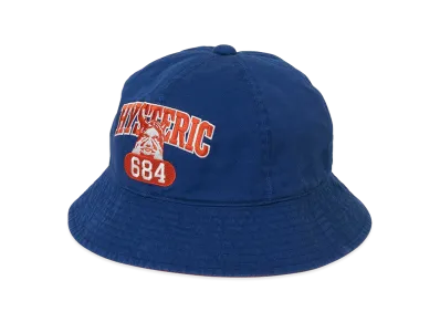 HYSTERIC GLAMOUR Evil College Crochet Hat "Other Navy"