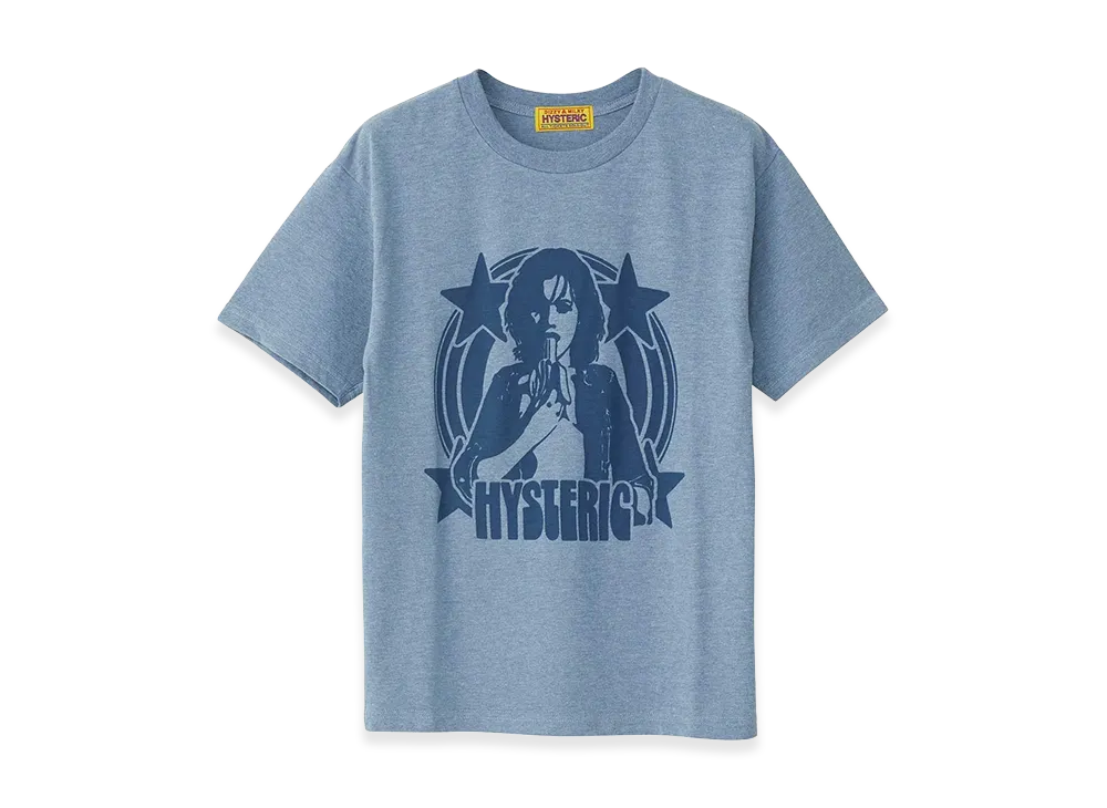 HYSTERIC GLAMOUR Women's Banana Girl T-Shirt "Blue"