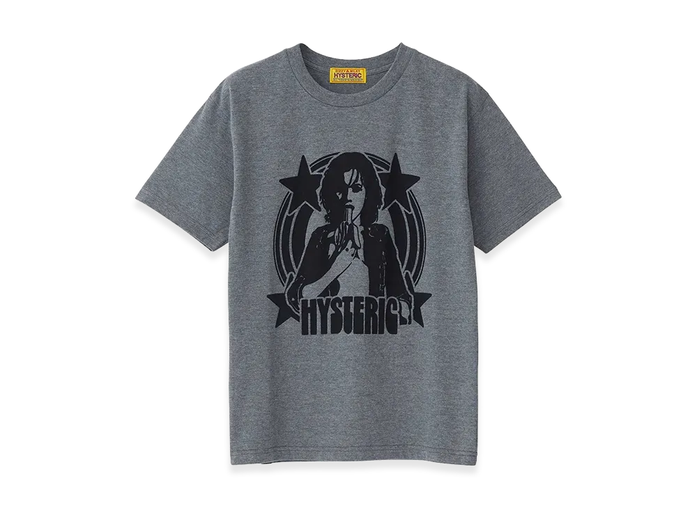 HYSTERIC GLAMOUR Women's Banana Girl T-Shirt "Top Grey"
