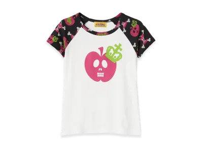 HYSTERIC GLAMOUR x Poison Candy Apple Women's Poison Candy Apple Baby Tee "White"