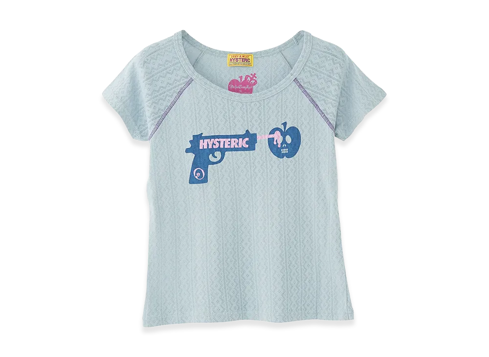 HYSTERIC GLAMOUR x Poison Candy Apple Women's Poison Candy Apple Baby Tee "Blue"