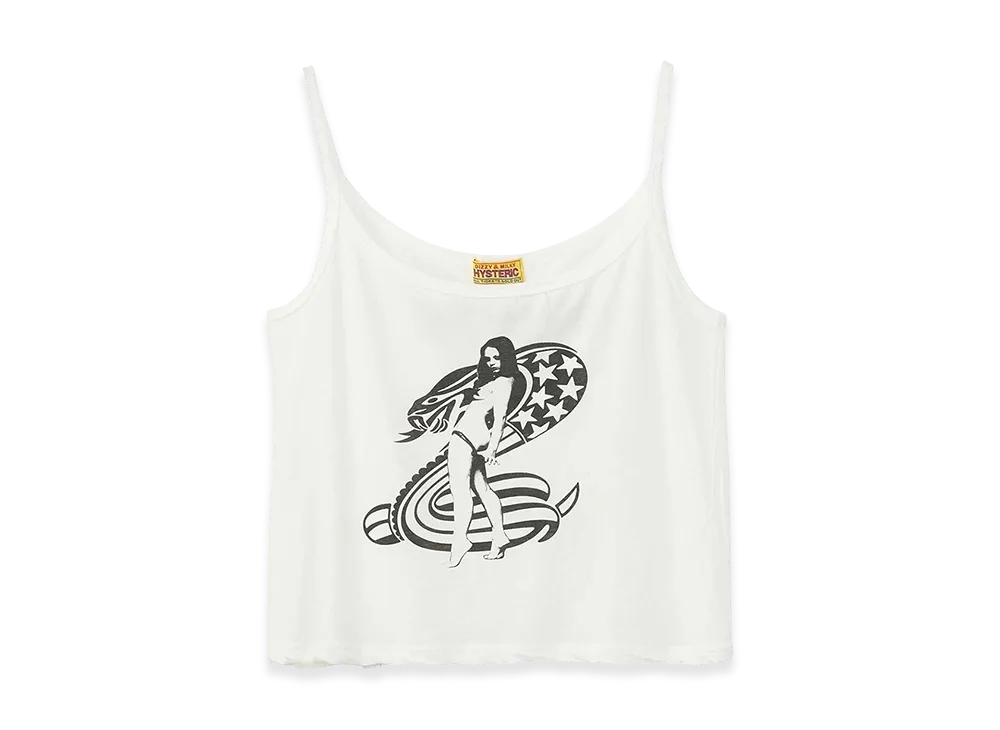 HYSTERIC GLAMOUR Women's Cobra Camisole "White"