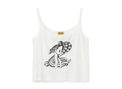 HYSTERIC GLAMOUR Women's Cobra Camisole "White"