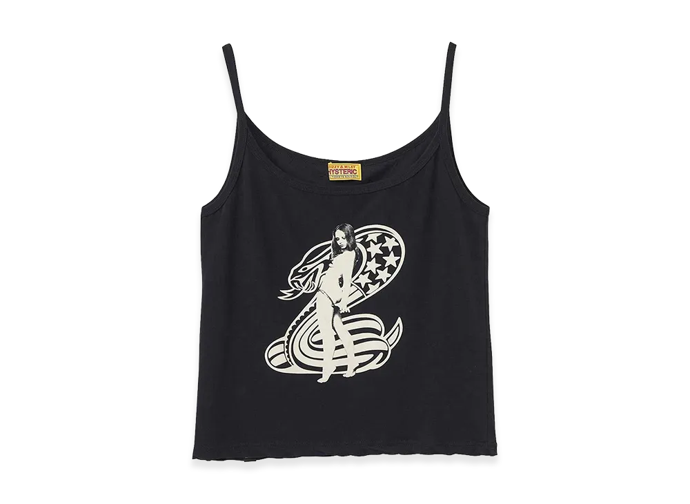 HYSTERIC GLAMOUR Women's Cobra Camisole "Black"
