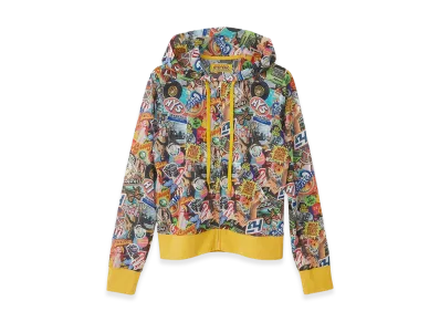HYSTERIC GLAMOUR Women's Hysteric Glamour Hysteric Groovy Mesh Hoodie "Multi"