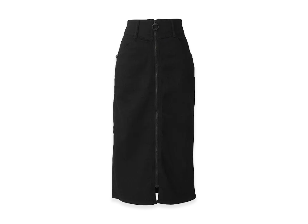 HYSTERIC GLAMOUR Women's Hysteric Glamour Front Zip Tight Denim Skirt "Black"