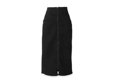 HYSTERIC GLAMOUR Women's Hysteric Glamour Front Zip Tight Denim Skirt "Black"