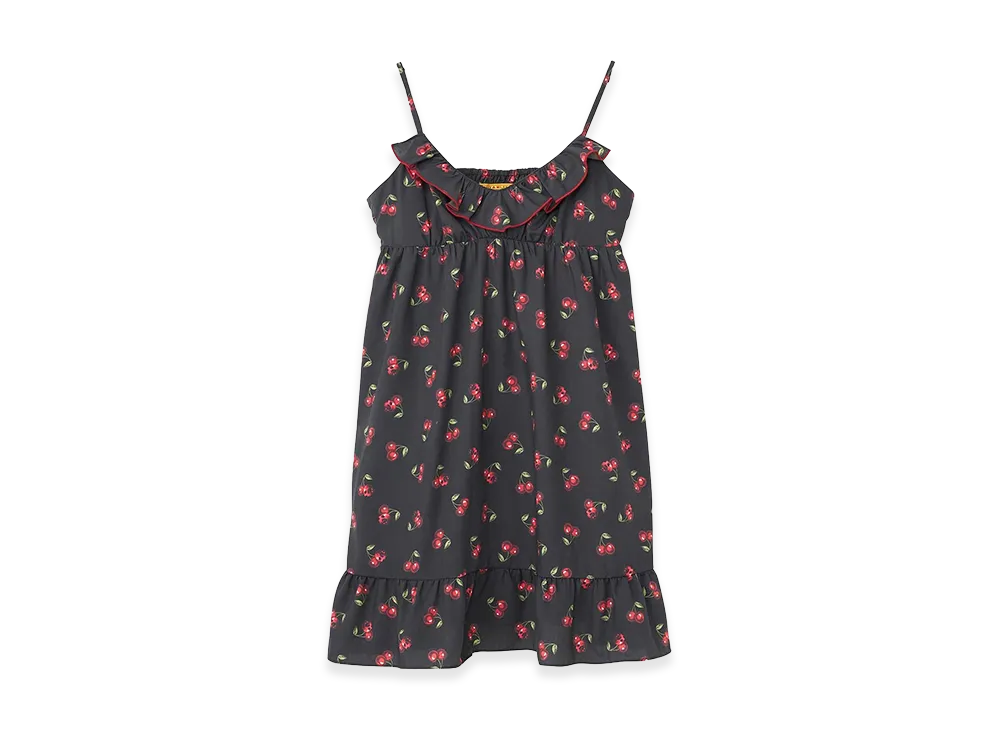 HYSTERIC GLAMOUR Women's Hysteric Glamour Skull Cherry Cami Dress "Other Black"