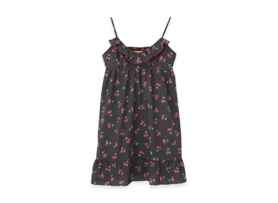 HYSTERIC GLAMOUR Women's Hysteric Glamour Skull Cherry Cami Dress "Other Black"