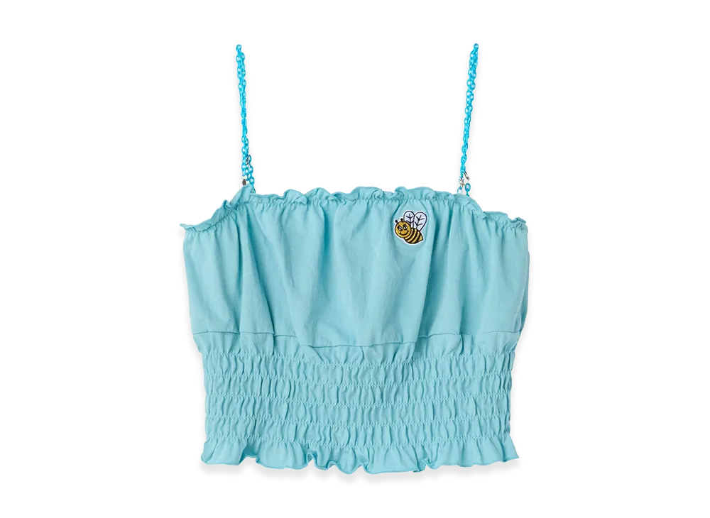 HYSTERIC GLAMOUR Women's Hysteric Glamour Hys Bee Embroidered Camisole "Blue"