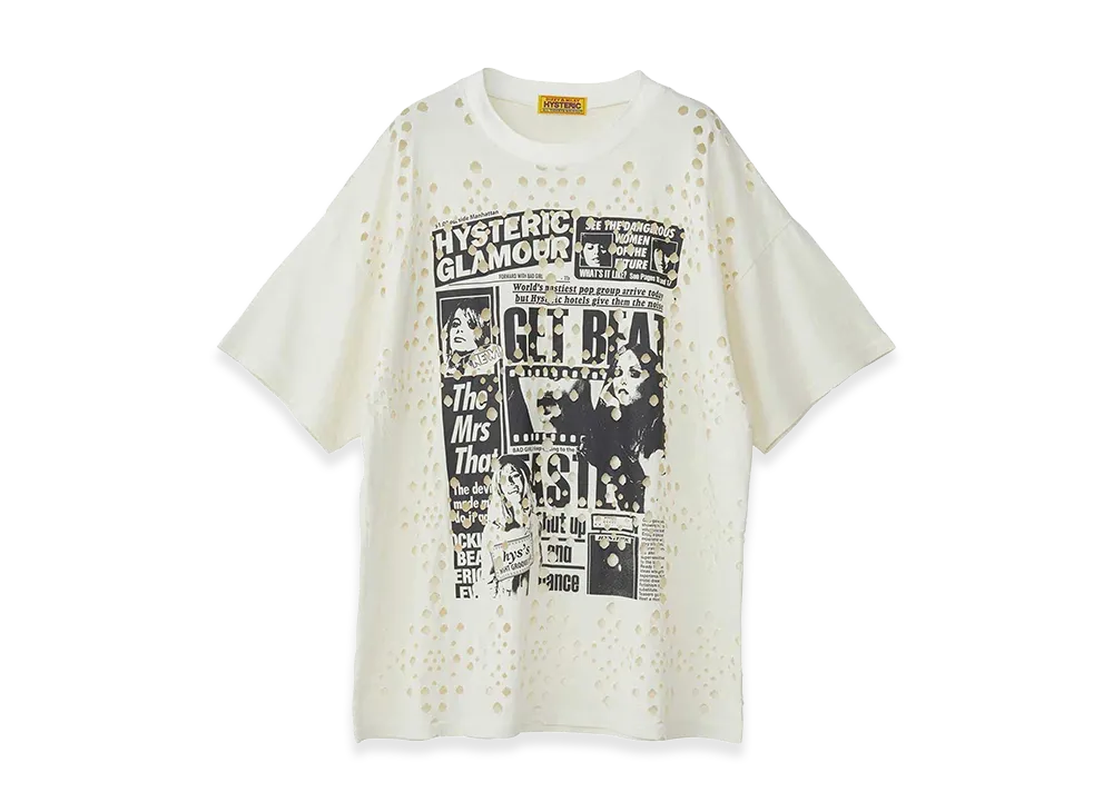 HYSTERIC GLAMOUR Women's Hysteric Glamour Daily Hysteric Oversized T-Shirt "White"