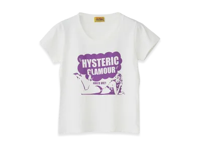 HYSTERIC GLAMOUR Women's Hysteric Glamour Hysteric Club Crop T-Shirt "White"