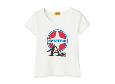 HYSTERIC GLAMOUR Women's Hysteric Glamour Leisure Woman Crop T-Shirt "White"