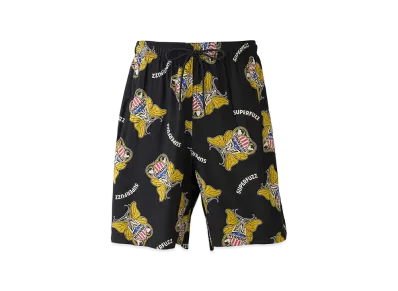 HYSTERIC GLAMOUR Levitated Girl Easy Shorts "Other Black"