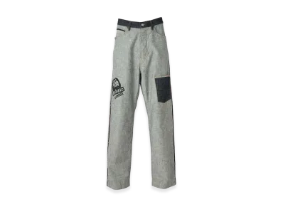 HYSTERIC GLAMOUR Multi Woman Inside Out Denim Pants "Light Indigo Blue"